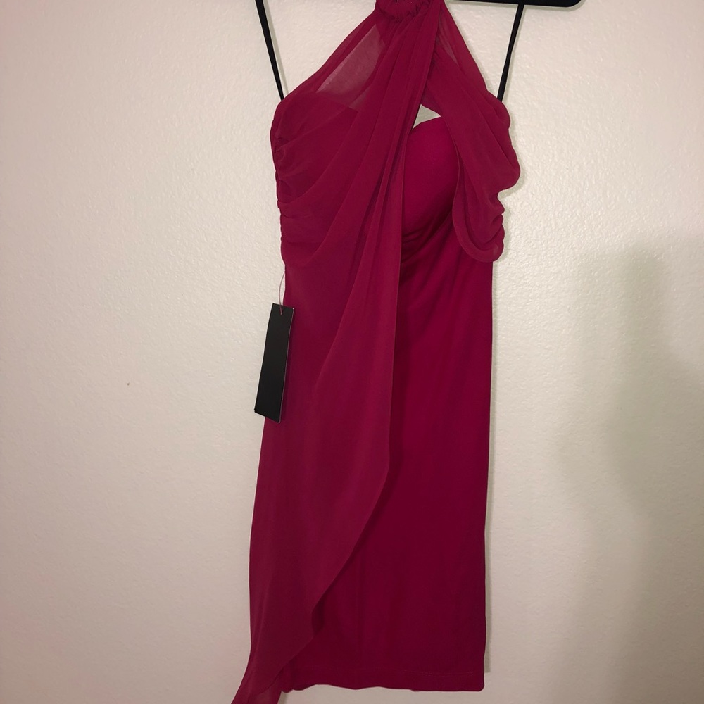 Pink party dress